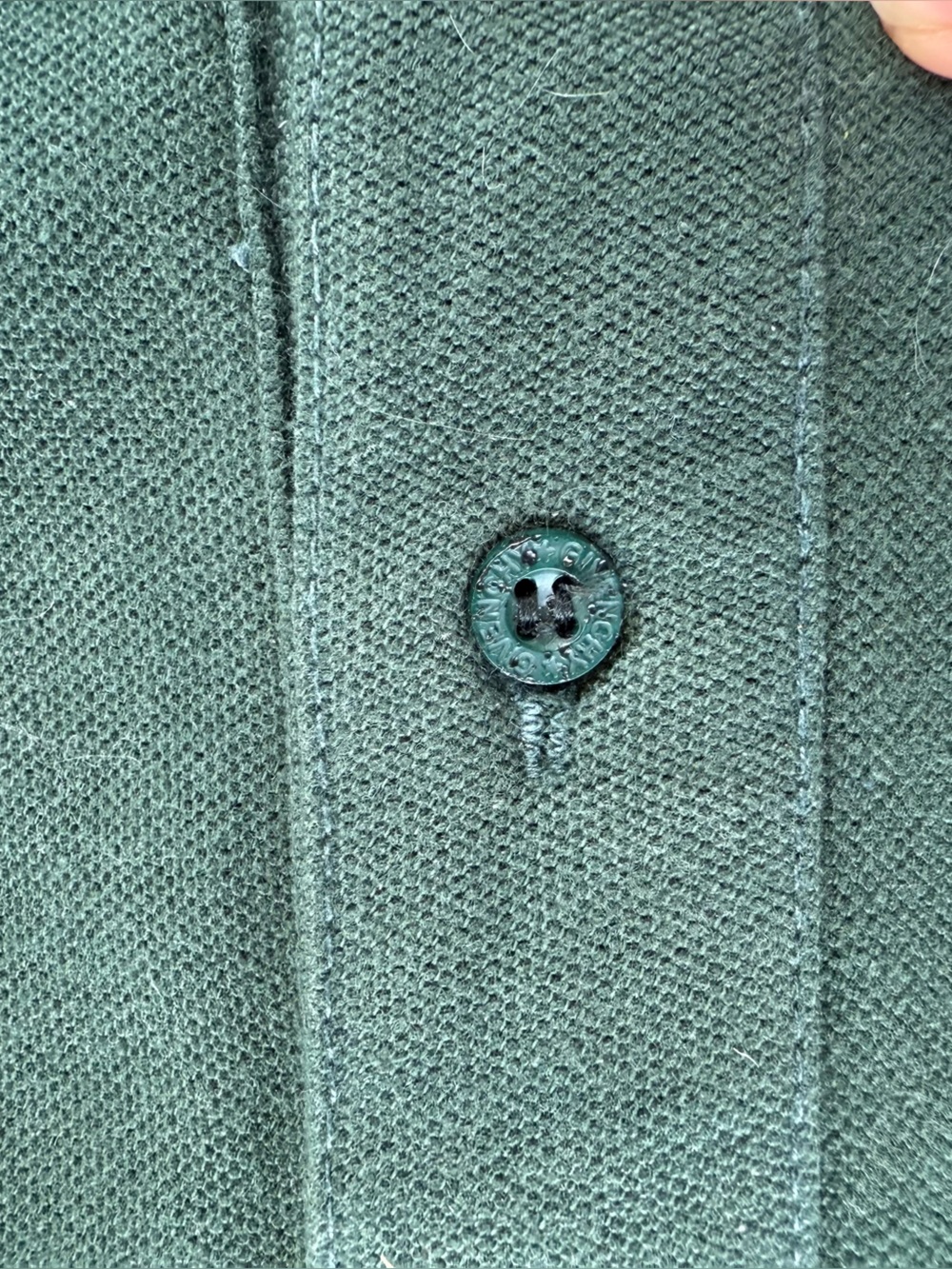 Vintage 90s activewear givenchy green polo tee tshirt top - Picture 5 of 5